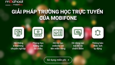mobiEdu: Giải pháp trường học trực tuyến toàn diện “make in MobiFone”